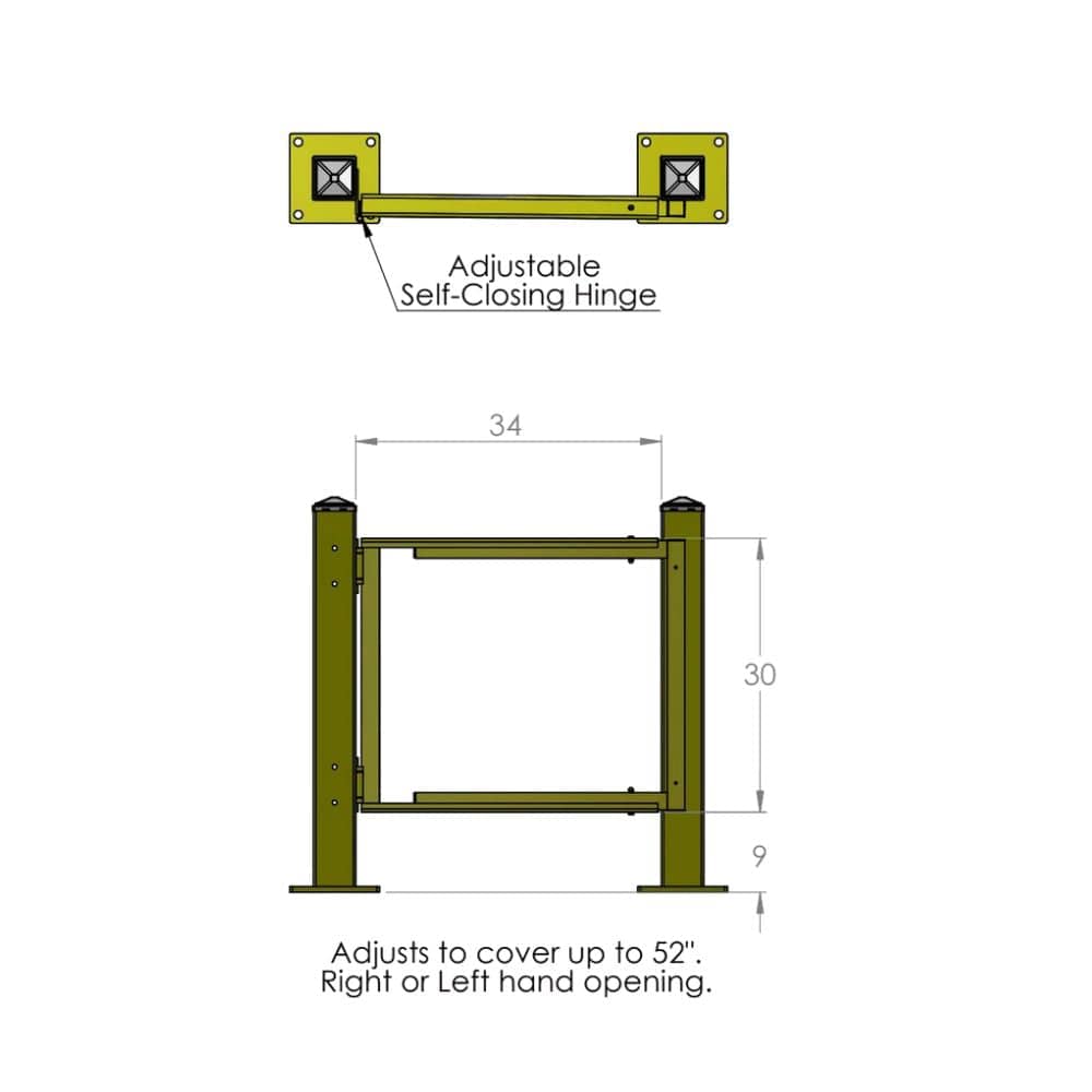 Handle It - Adjustable Pedestrian Gate - Handle-It