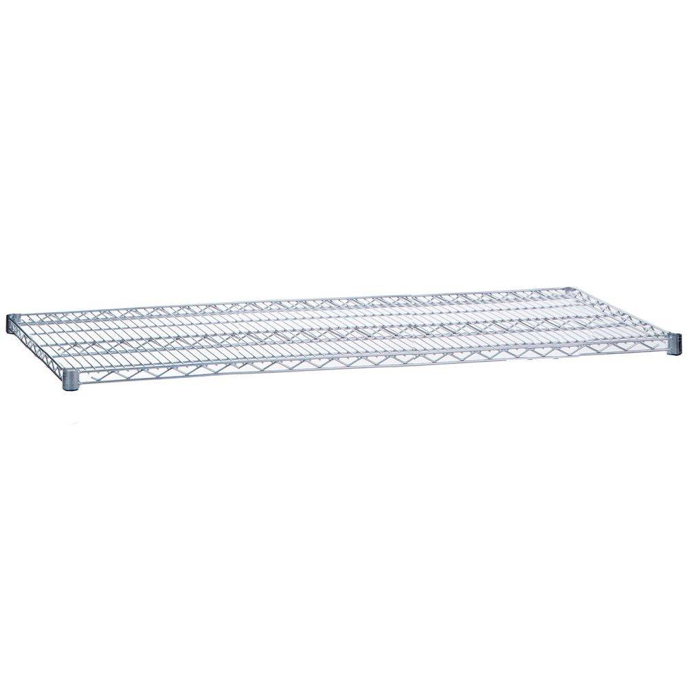 Chrome Plated Wire Shelf - 24" x 48" - R&B Wire