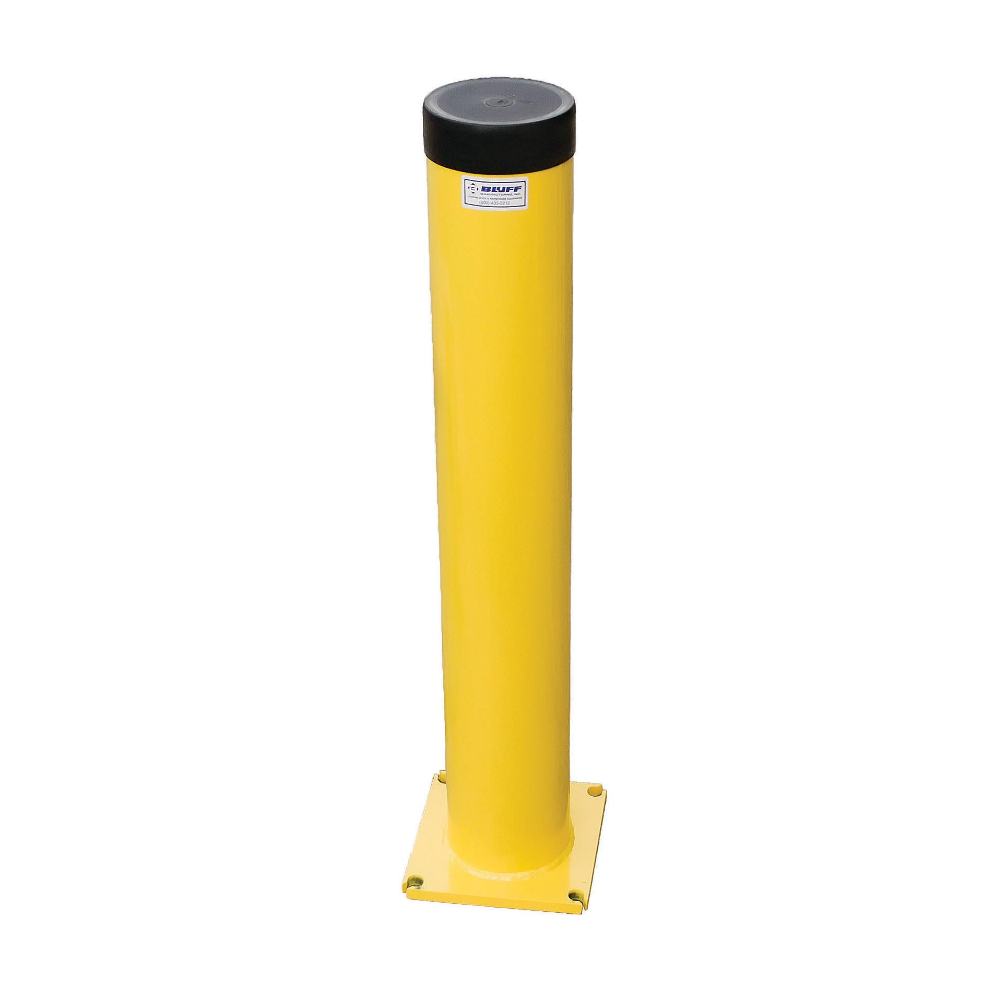 Bluff Yellow Steel Bollard Post - Bluff Manufacturing