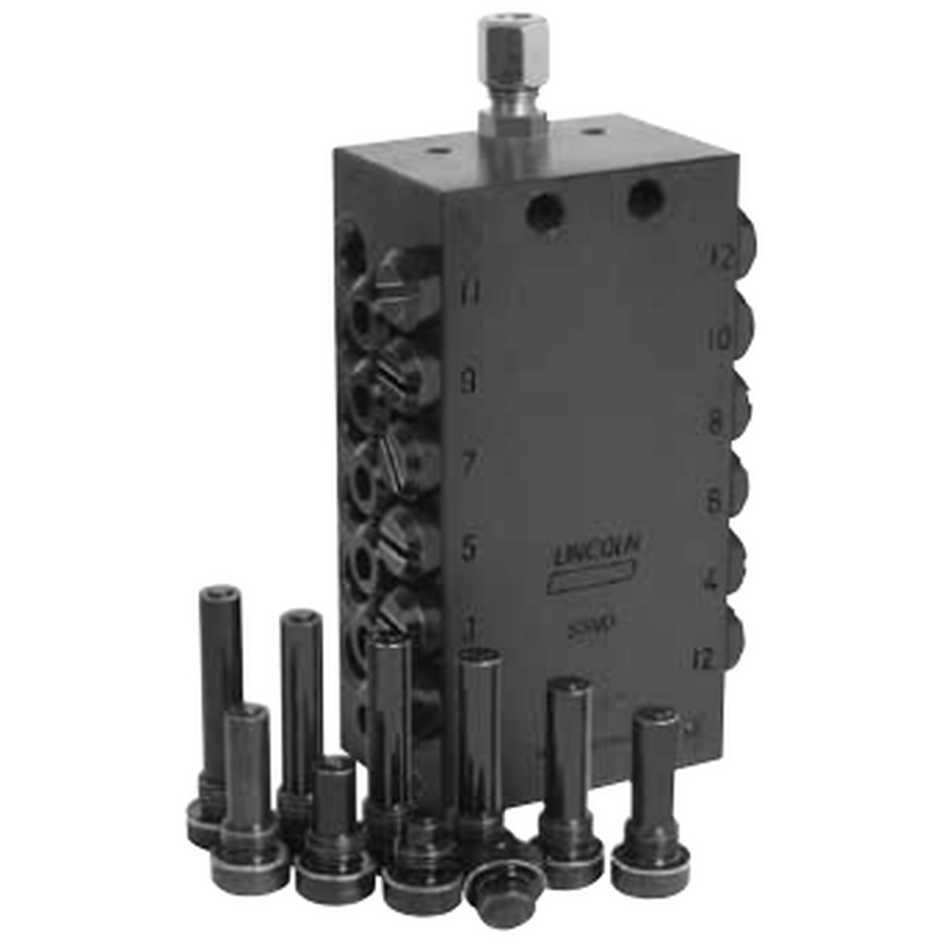 Metering Device W/ Combined Outlets - Lincoln Industrial