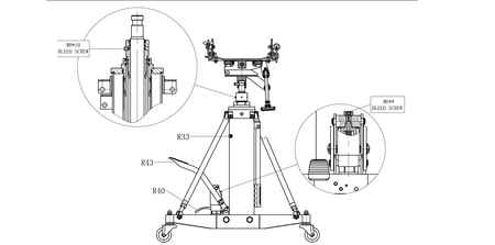 Titan 1-Ton Dual Stage Transmission Jack - Titan Lifts