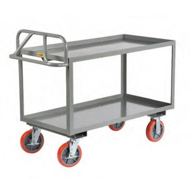 Ergonomic Shelf Truck (2 Shelves w/ Lips) - Little Giant