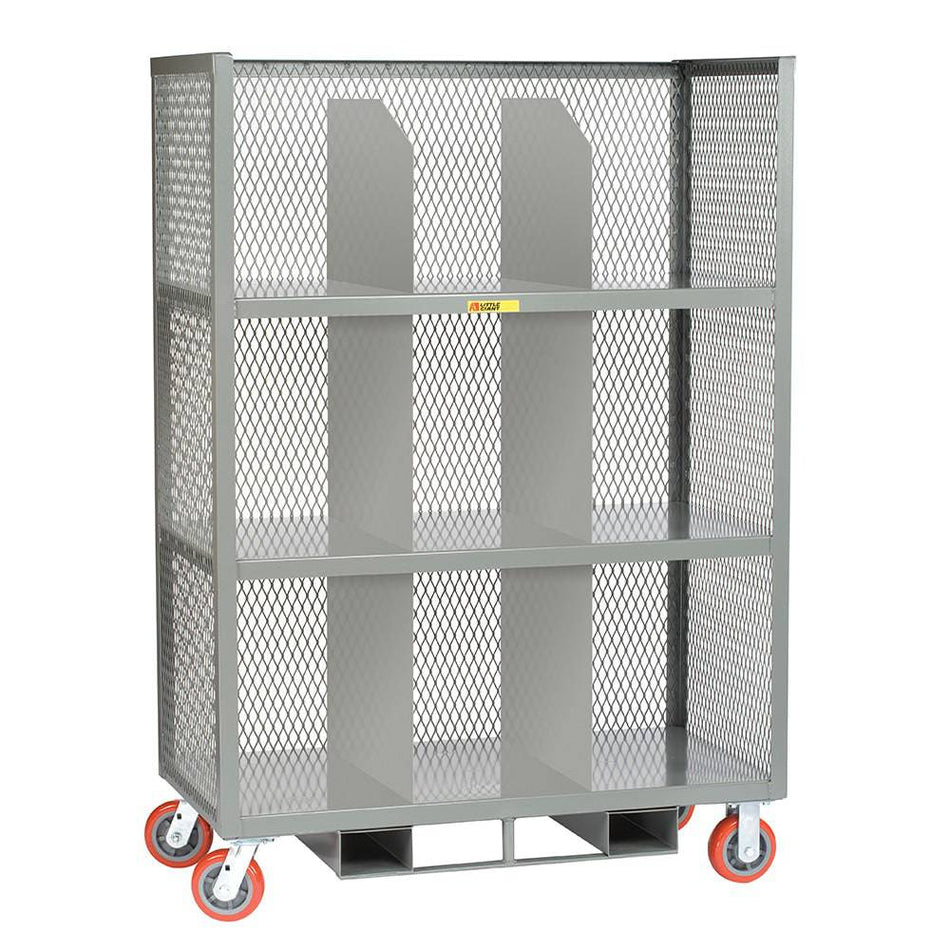 Forkliftable Order Picking Truck with Shelf Dividers - Little Giant