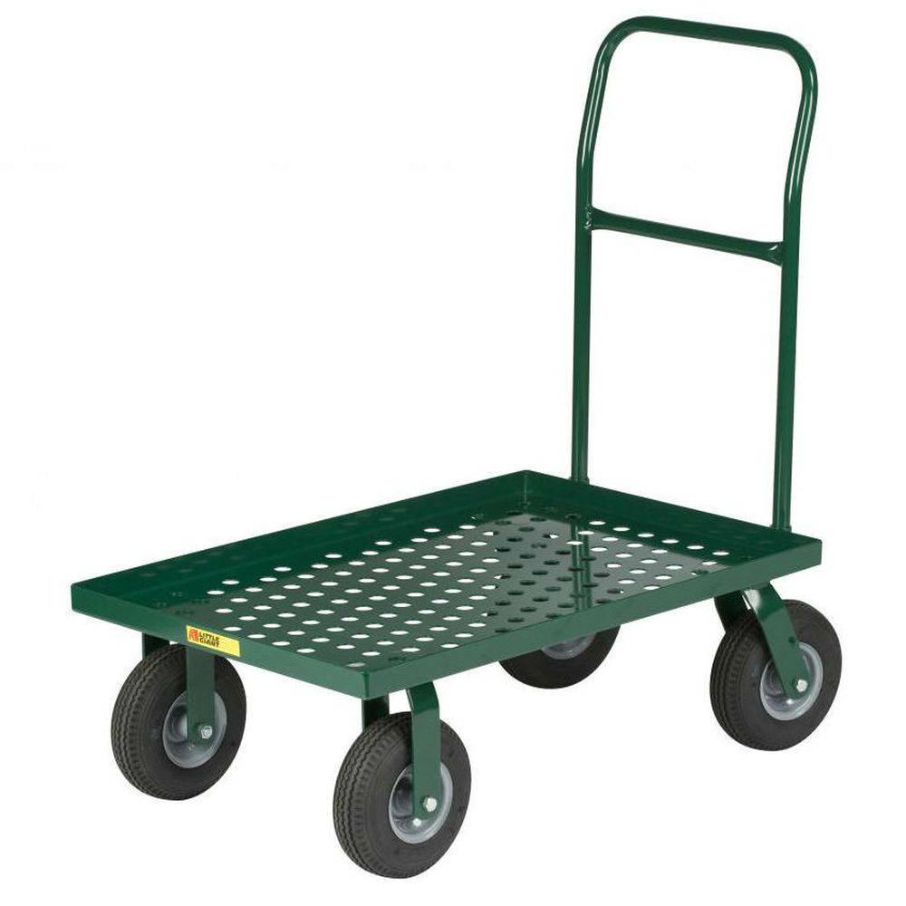 Nursery Platform Truck Perforated Deck (Pneumatic Wheels) - Little Giant