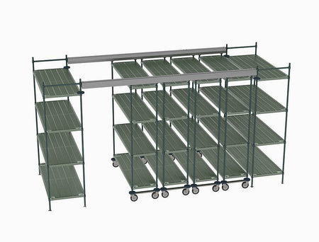 Metro - Top-Track Overhead Track Shelving Complete Kit - Metro