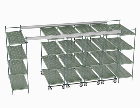 Metro - Top-Track Overhead Track Shelving Complete Kit - Metro