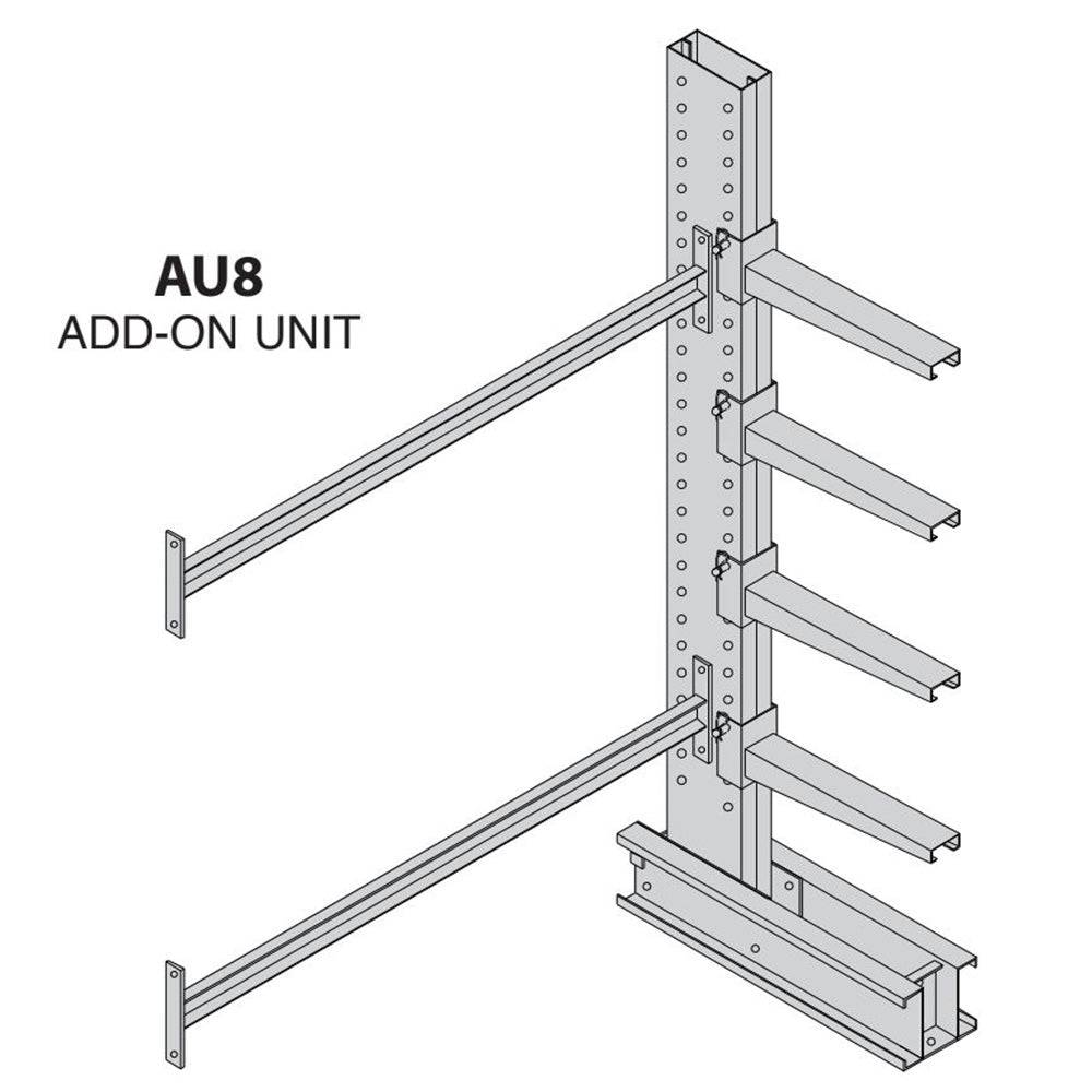 Series 4000 Standard Heavy Duty Cantilever Rack - Meco-Omaha