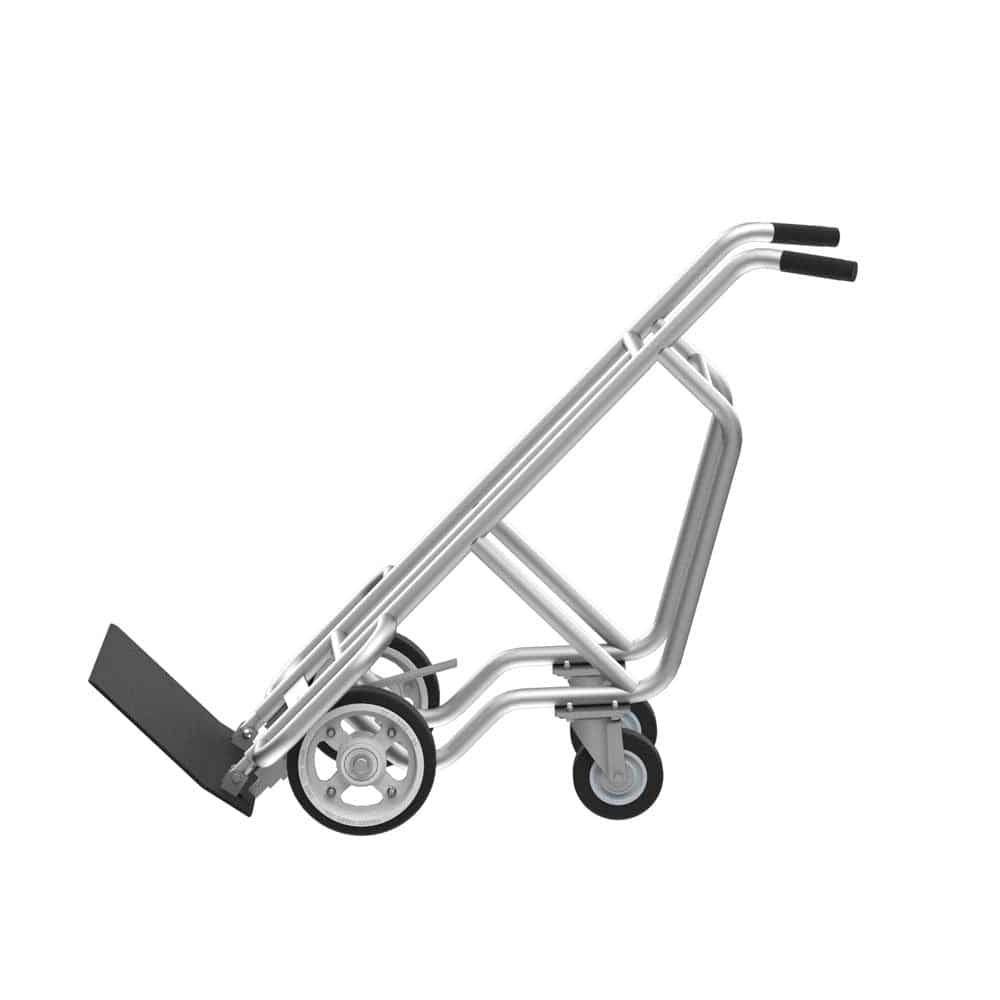 Valley Craft 4-Wheel Deluxe Commercial Hand Trucks, Spring-Loaded Shoe - Valley Craft