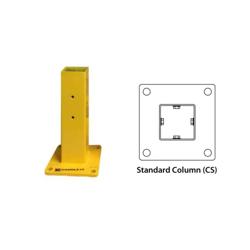 Heavy Duty Warehouse Guard Rail Column - Handle-It