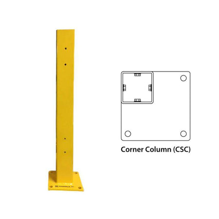 Heavy Duty Warehouse Guard Rail Column - Handle-It