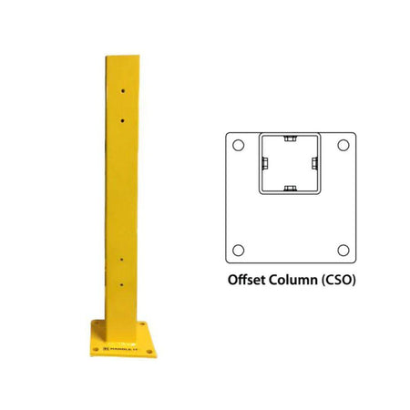 Heavy Duty Warehouse Guard Rail Column - Handle-It