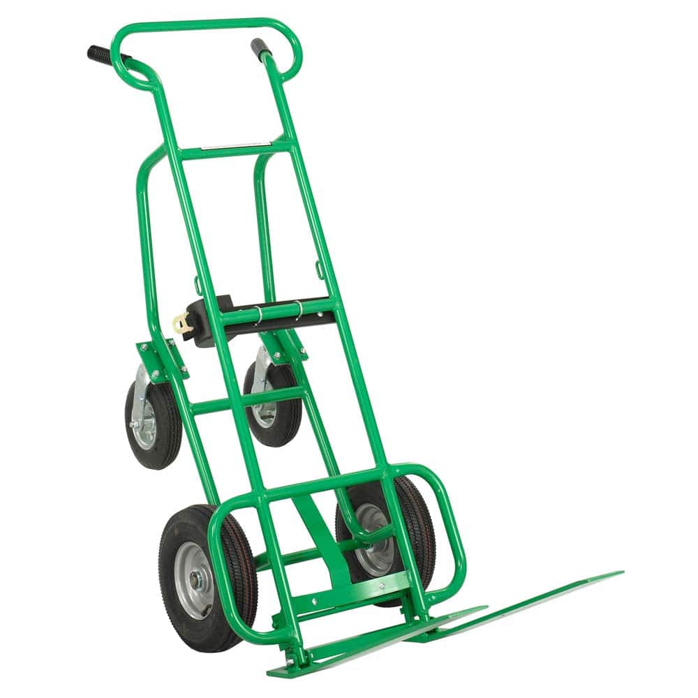 Valley Craft 4-Wheel Deluxe Pallet Hand Truck, Extended Forks - Valley Craft