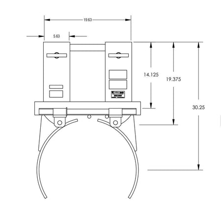 Valley Craft Steel Drum Grabber Forklift Attachments - Valley Craft