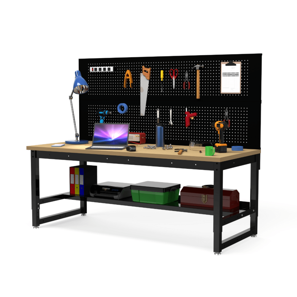 Industrial Workbench - Luxor - (70.75"W x 31"D) - Luxor