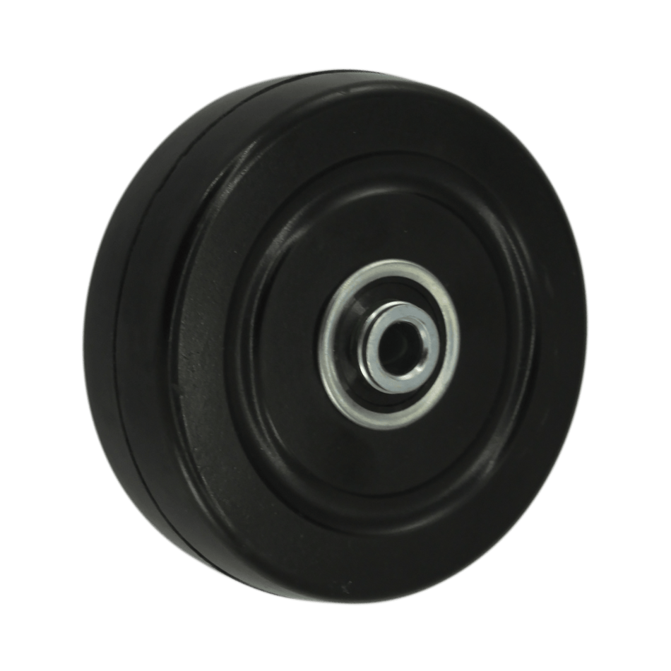 4" x 1-1/4" Hard Rubber Wheel - 350 lbs. Capacity (4-Pack) - Durable Superior Casters