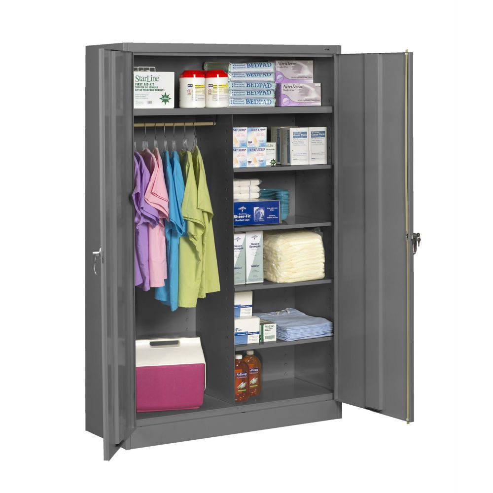 Jumbo Combination Cabinet (Unassembled) 48"W x 18"D x 78"H - Tennsco