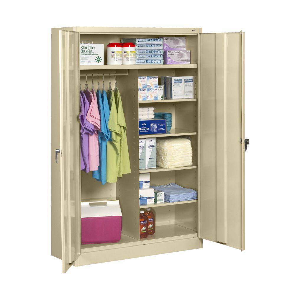 Jumbo Combination Cabinet (Welded) 48"W x 18"D x 78"H - Tennsco