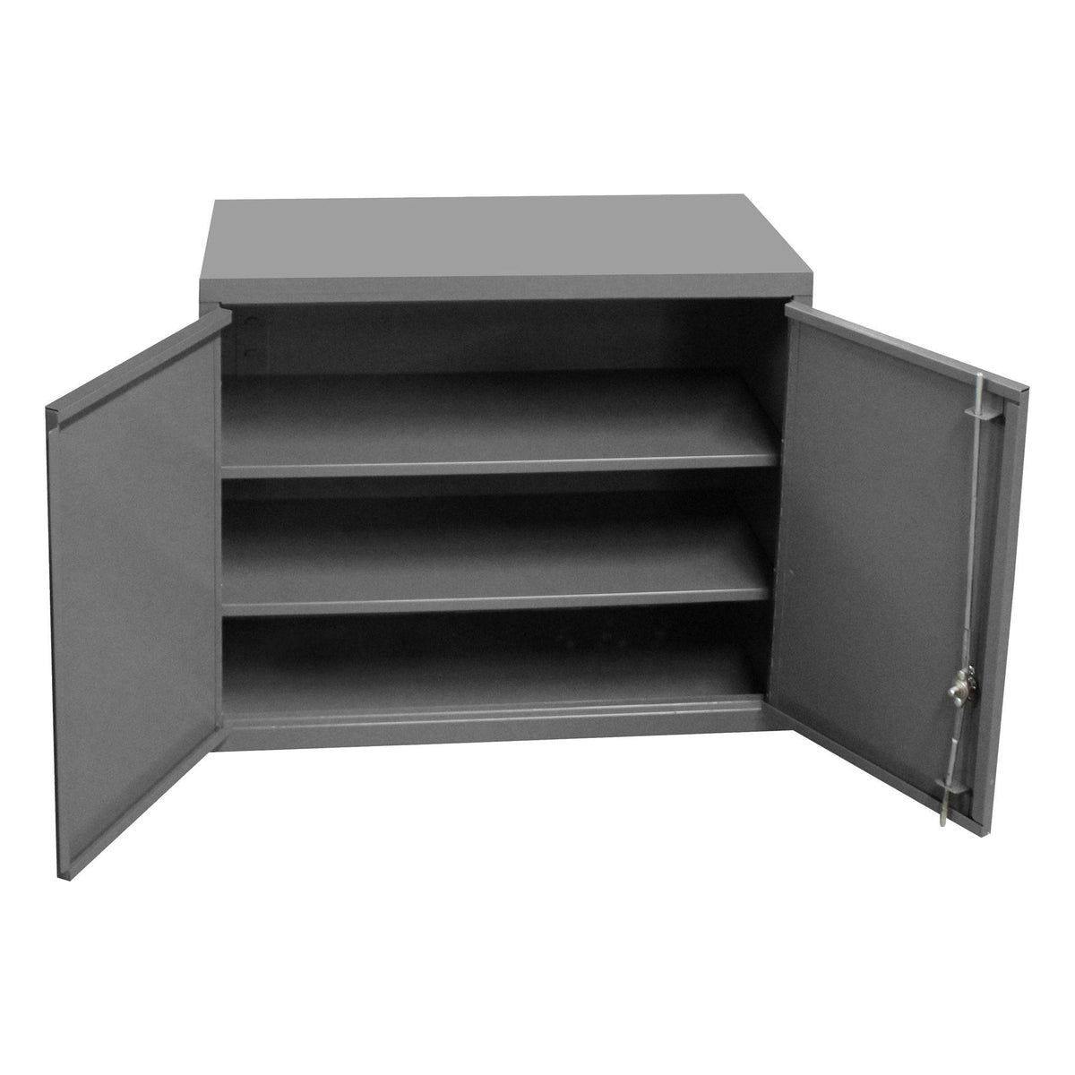 Wall Mounted Storage Cabinet, 3 Shelves 30" to 36" Wide - Durham