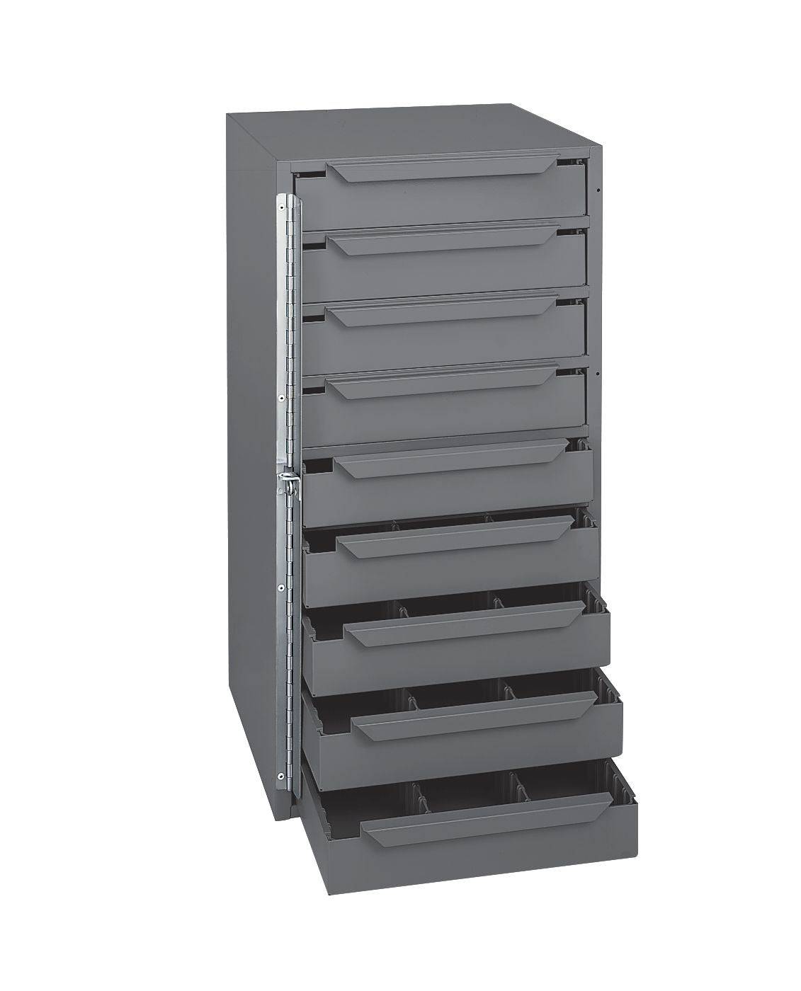 9 Drawer, Steel, Pad-Lockable Hinge - Durham