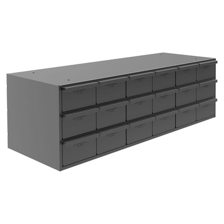 Storage Unit with Drawers for Small Parts, Gray - Durham