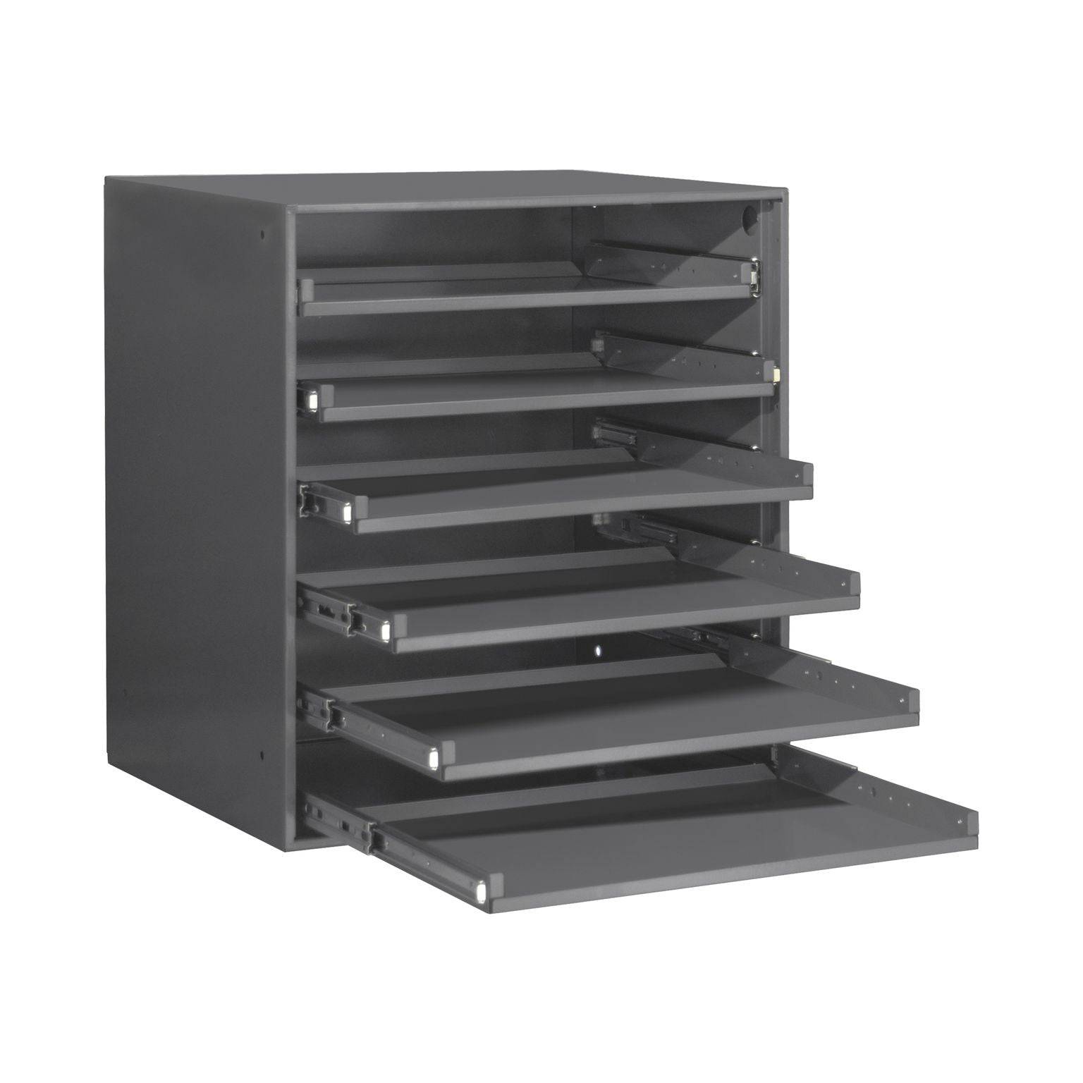 Heavy Duty Bearing Slide Rack, 6 Comps - Durham