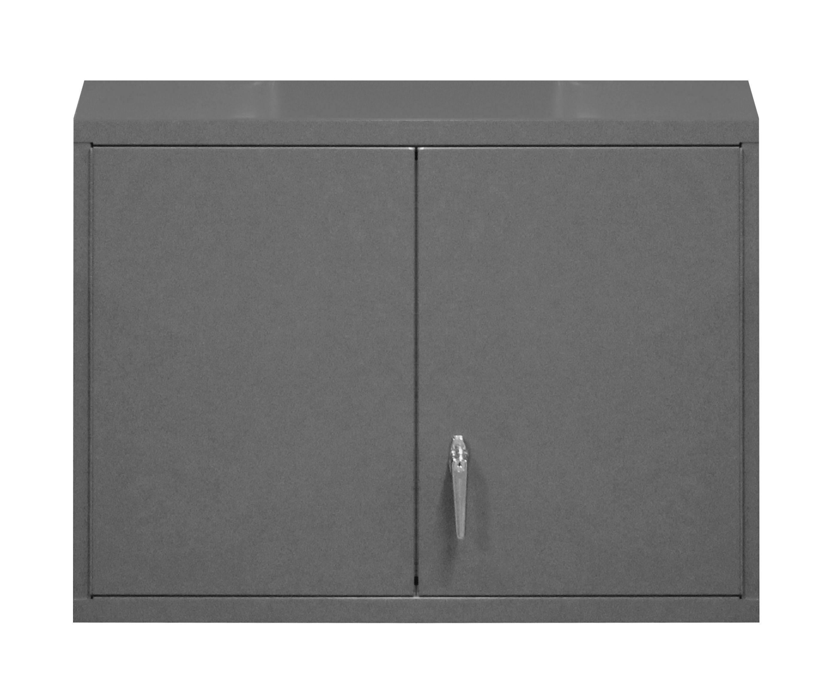 Wall Mounted Storage Cabinet, 3 Shelves 30" to 36" Wide - Durham