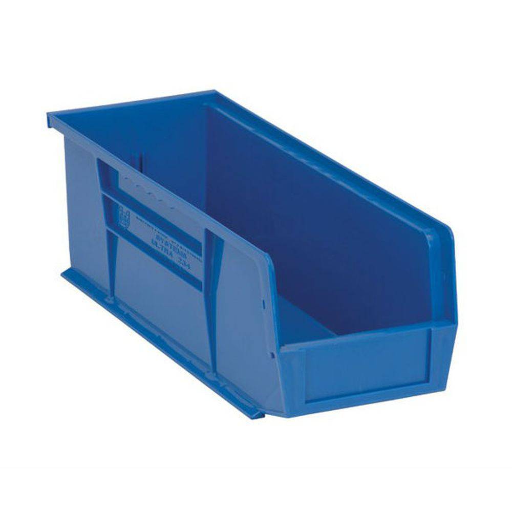 Ultra Stack and Hang Bins 5-1/2"W x 14-3/4"L x 5"H (12 pack) - Quantum Storage Systems