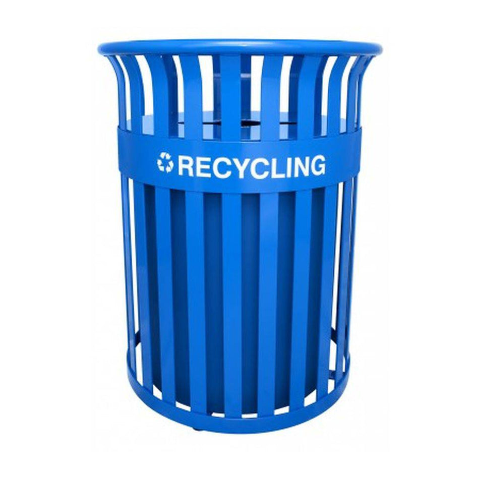 Streetscape Classic Outdoor Trash Recycling Receptacle (35 Gallon) - Ex-Cell Kaiser