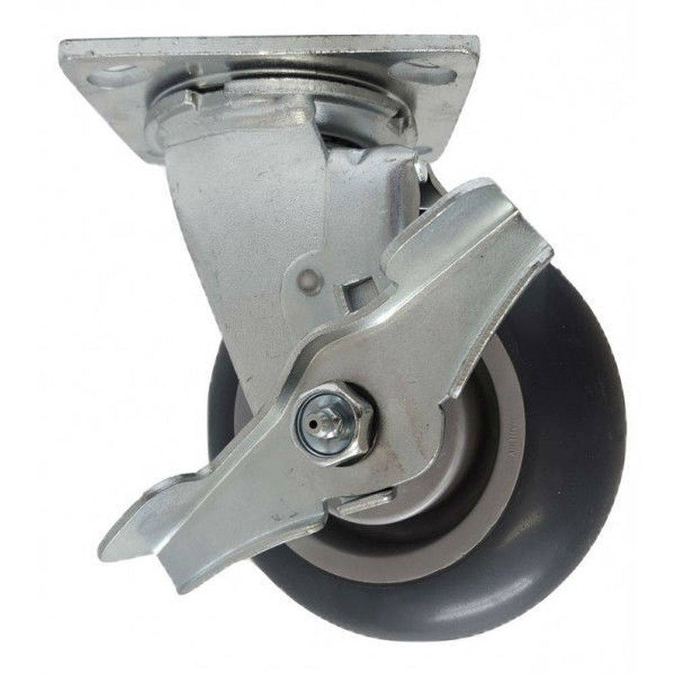 5" x 2" Thermo-Pro Wheel Swivel Caster W/ Brake - Durable Superior Casters
