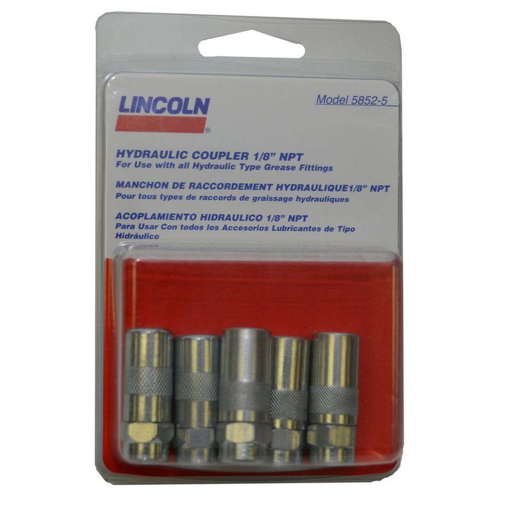 Hydraulic Coupler 5-Pack - Lincoln Industrial