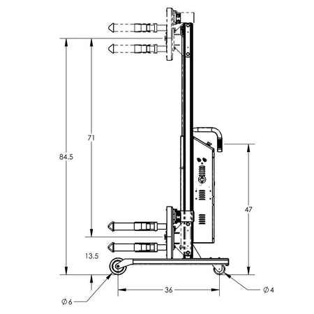 Valley Craft Semi-Powered Drum Lifts and Rotators - Valley Craft