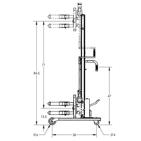 Valley Craft Manual Drum Lifts and Rotators - Valley Craft