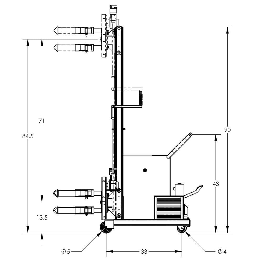 Valley Craft Manual Drum Lifts and Rotators - Valley Craft