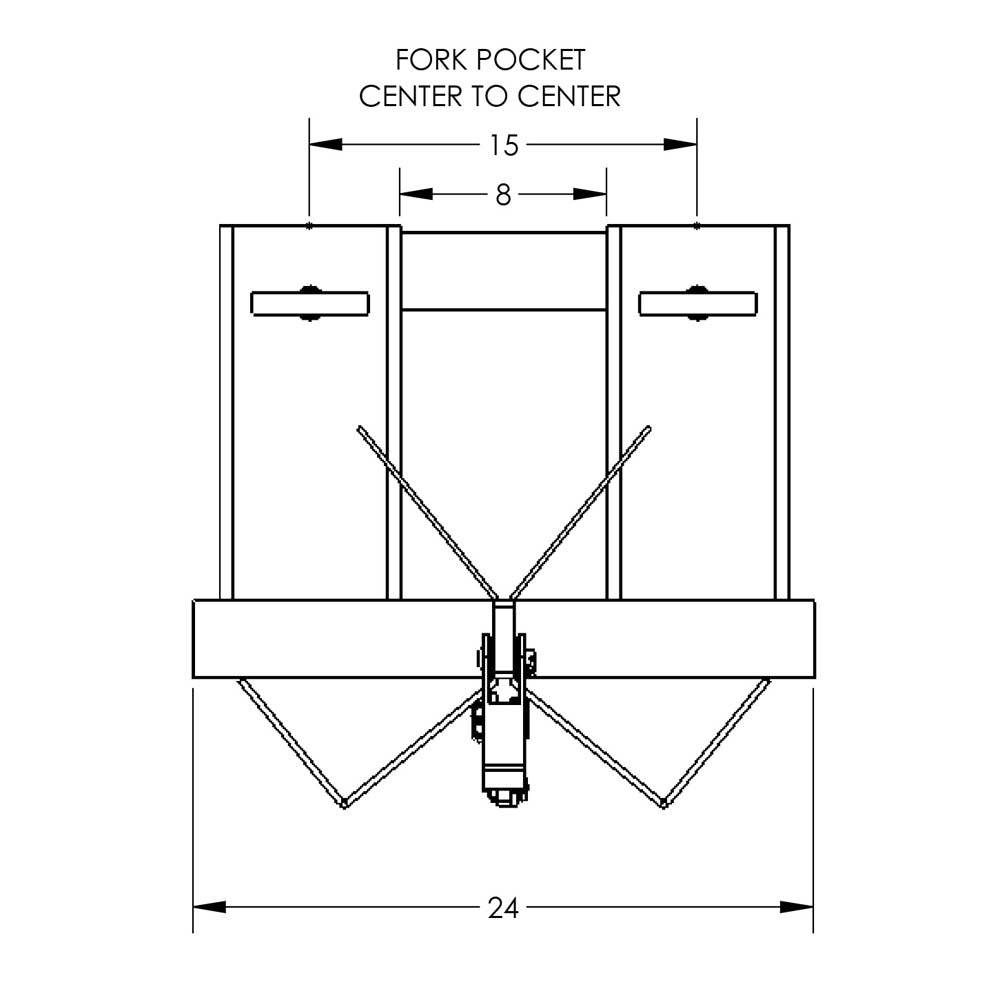 Valley Craft Universal Drum Grabber Forklift Attachments - Valley Craft