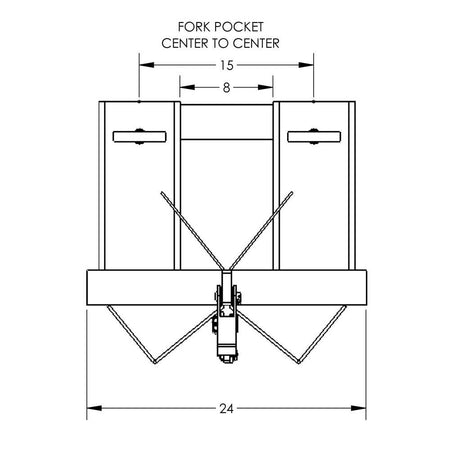 Valley Craft Universal Drum Grabber Forklift Attachments - Valley Craft