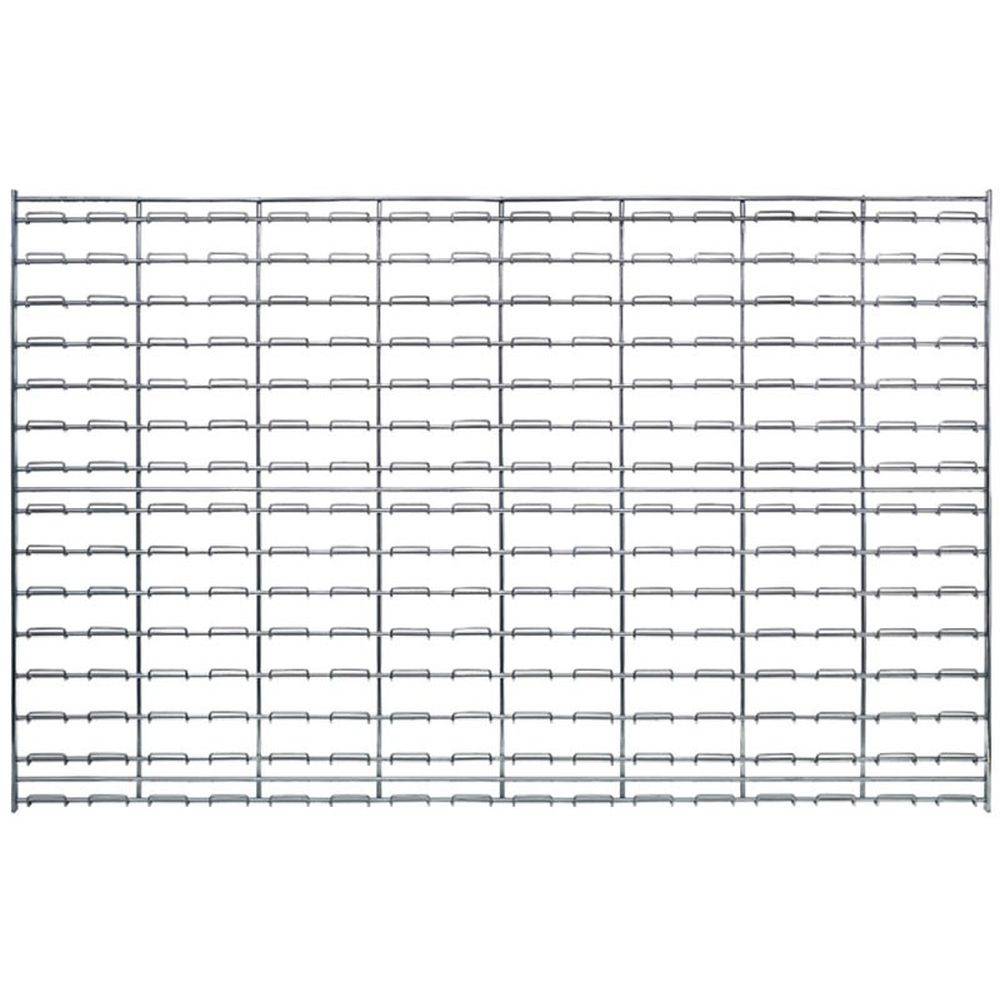 Wire Louvered Panel 48"W x 30"H w/ Mounting Clips - Quantum Storage Systems