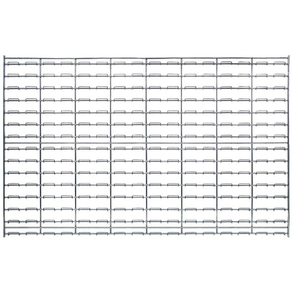 Wire Louvered Panel 48"W x 30"H w/ Mounting Clips - Quantum Storage Systems