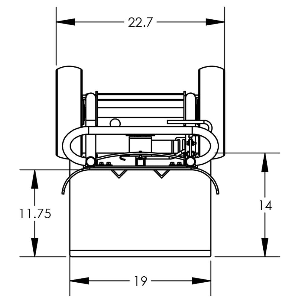 Valley Craft Cylinder Hand Truck, Double - Valley Craft